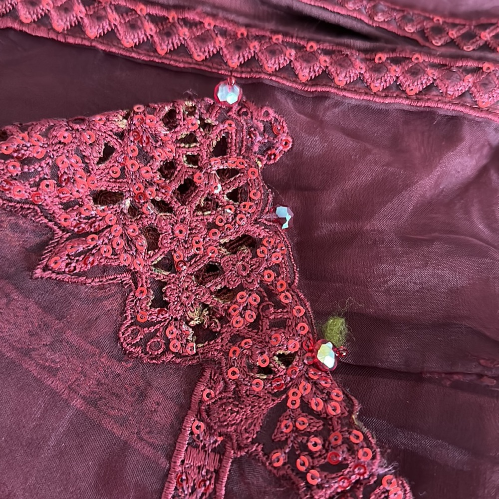 Pakistani Fancy DresS long Gown style VANYA - Picture 11 of 13